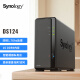 群晖（Synology） DS124 四核心 单盘位 NAS网络存储 私有云 智能相册 文件自动存储
