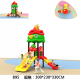 教玩世家户外幼儿园儿童组合塑料滑滑梯大型游乐设备小区公园滑梯设施玩具 B95