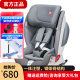 感恩（ganen） 感恩汽车儿童安全座椅 isofix硬接口9个月-12岁婴儿安全座椅 绅士灰