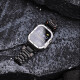 MR.MULL星图机械风iwatch1-9钛合金蝴蝶扣金属钢改装苹果手表带ultra49mm 不锈钢接口+收身款钛合金带黑色 45mm（7/8/9代）商品没有手表