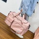 锋上短途旅行包运动健身包大容量干湿分离行李袋外出出差男女手提包 粉色