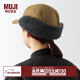 无印良品（MUJI）不易沾水 可遮耳 棒球帽 耳罩帽子一体 DBB08A3A 深米色 56-59cm