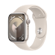 【备件库95新】Apple Watch Series 9 智能手表GPS款45毫米星光色铝金属表壳 星光色运动型表带S/M 健康电话手表MR963CH/A