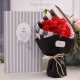 初朵11朵红玫瑰花束礼盒鲜香皂花同城配送生日214情人节礼物送女友