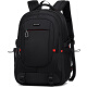 Edison高中生书包大容量初中大学生防泼水双肩包旅行背包K052-8G黑色