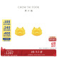 周大福 龙年生肖系列 黄金耳钉(工费160)约1.9g EOF1097
