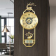 汉时（Hense）铜挂钟新中式客厅轻奢高档时钟创意个性挂墙挂表石英钟表HP2089