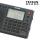 德生（Tecsun） PL-380英语四六级考试指定收音机数字调谐校园广播可以充电带耳机半导体 黑色(标配含耳机保护套天线）