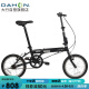 大行（DAHON）折叠自行车16英寸YUKI超轻迷你便携男女式通勤单车KT610 黑色 