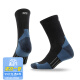 ZEALWOOD赛乐 户外袜徒步袜登山袜快干吸湿排汗功能袜运动袜男女椰碳系列 Active黑蓝色 M(39-42)