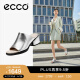 爱步爱步（ECCO）增高凉鞋 2024年夏季新款粗跟凉拖 雕塑奢华222783 银色22278301682 39