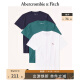 ABERCROMBIE & FITCH男装女装套装 3件装美式小麋鹿通勤运动圆领短袖T恤 326007-1 绿色 、藏青和白色 M (180/100A)
