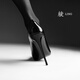 绫天生丝滑绫lingerie「瘾」3D情趣免脱开裆丝袜超薄性感诱惑黑丝滑连裤袜 Black黑色 1条 开裆L PLUS宽适版「175~190cm」