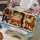 我の屋DIY小屋盒子剧场漫步巴黎手工制作儿童玩具创意摆件生日礼物女孩
