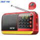 先科 SAST V30红色豪华版 收音机老年人充电式插卡迷你小音响便携式mp3随身听8G内存卡套装
