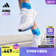 adidas ADIZERO BOSTON 9训练备赛boost跑步运动鞋男阿迪达斯官方 白色/银色/蓝色 42.5