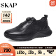 圣伽步skap休闲鞋男士运动软底透气老爹鞋A4X01AM3 黑色 40