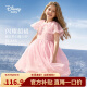 迪士尼（DISNEY）童装儿童女童背心连衣裙披云肩艾莎公主裙子24夏DB421RE34粉130