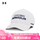 安德玛（Under Armour）男女帽训练跑步棒球帽鸭舌帽子1361545 白色100 M/L