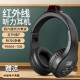 森卡恩英语红外线四六级听力耳机四级调频FM六级4级蓝牙b级大学专用耳麦 黑色（送电池） 标配(耳机)
