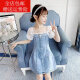 沁悦（QINYUE）小女孩裙子夏天穿的 女童连衣裙夏装2022新款洋气时尚儿童装韩版 图片色 130