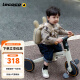 乐卡（Lecoco）儿童三轮车平衡车宝宝小孩多功能三合一轻便脚踏车 特尼S5 -奶白咖