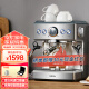 灿坤  EUPA咖啡机家用意式半自动咖啡机萃取奶泡一体高压咖啡TSK-1858B 不锈钢机体款