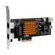 魔羯MOGE intel I350T2芯片PCI-E X4千兆四口服务器网卡2口POE供电网络适配器工业相机图像采集视觉 MC2282