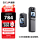 SJCAM速影 C300续航版360运动相机摩托车行车记录仪拇指相机防抖防水黑色64G+配件包