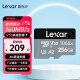 雷克沙（Lexar）tf卡 4K运动相机无人机内存卡gopro手机存储卡MicroSD卡 【店长推荐】256G 1066x 读160写120