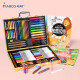 马可（MARCO）儿童绘画图书礼盒装73件套 彩色铅笔油画棒水彩笔铅笔 画画套装（附迪士尼涂色书2本）
