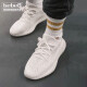 阿迪达斯 （adidas）【严选好物】 Yeezy Boost 350 V2 椰子350男女休闲跑步鞋 纯白2.0冰淇淋HQ6316 42
