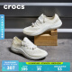 crocs卡骆驰女士LiteRide360闪电鞋徒步系带鞋休闲鞋|206705 米白/米白-1CV 37/38(240mm)