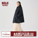 无印良品 MUJI 女式 不易沾水 斗篷外套 秋冬季款女款BD06CC3A 黑色 均码