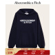 ABERCROMBIE & FITCH【摩登logo】男女情侣装 美式街头情侣装帽衫抓绒卫衣 322931-1 藏青色 XXL (185/124A)