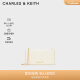 CHARLES&KEITH菱格链条斜挎长款钱包女士CK6-30681013-1 Cream奶白色 XS