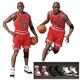 宅神篮球球星可动手办明星人偶模型公仔摆件男生礼物 红衣乔丹(高16.5cm)