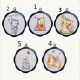 小型卡通十字绣小猫学生手工刺绣网格布材料包带框简单好绣的小幅 图3绣布尺寸17X17CM
