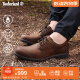 添柏岚（Timberland）男鞋皮鞋防水透气系带商务休闲城市通勤|5550R 5550RW/深棕色 40