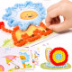 儿童手工diy制作材料包毛毛球艺术画幼儿园玩具创意立体粘贴材料包六一儿童节礼物 毛球经典款
