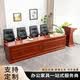 主席台会议桌长条形领导发言台实木贴皮演讲桌会议室培训桌椅组合 长1.4米桌（包邮包安装）