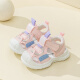 布拉米勒（BradMiller）女宝宝凉鞋夏季软底小童鞋子1一2-3岁包头防撞夏款婴儿学步鞋机能 粉色 单层 粉色 内长12.5cm