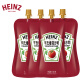 亨氏(Heinz) 番茄酱 袋装番茄沙司 意大利面薯条酱 320g*4袋装
