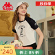 卡帕（Kappa）短袖新款女夏休闲半袖圆领T恤 韩国白-012 M