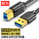 胜为（shengwei）USB3.0打印机线方口佳能惠普爱普生通用连接线电脑延长线1.5米 UT-1015