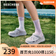 斯凯奇（Skechers）泡泡鞋洞洞鞋拖鞋女夏季易穿透气增高疏水踩屎感包头凉鞋111127 薰衣草色/LAV 36 尺码偏大，建议选小一码