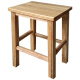 益美得 DMQ0239 小木凳实木方凳客厅矮凳茶几凳子原木小板凳 方凳50CM高
