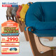 IMG Comfort IMGComfort挪威躺椅北欧沙发真皮单人豆袋椅挪威宠卢娜挪威蓝