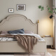 林中丽床法式实木床美式轻奢双人床主卧1.8米现代简约小户型储物婚床 实木单床 1.5米x2米 标准框架床