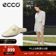 爱步（ECCO）单鞋女 穆勒鞋包头皮鞋女法式单鞋柔软 安妮方头208503 稻黄色20850301710 39